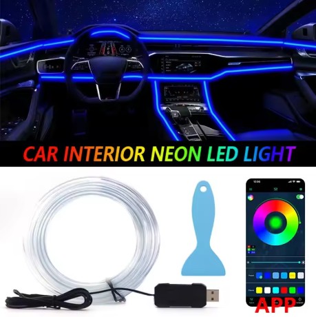Car RGB Ambient LED Light Strip (4m)|||Autós RGB hangulatvilágítás LED szalag (4 m)