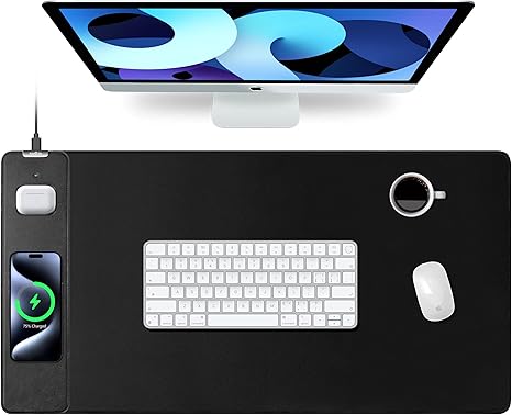 Wireless Charging Desk Mat|||Vezeték nélküli töltős asztali alátét